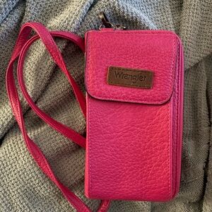 Wrangler Pink Crossbody Wallet